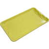 Molded Fiberglass Toteline Nest and Stack Lid 780218 -17-7/8" x10"- 5/8", Yellow - Pkg Qty 10
