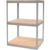Global Industrial™ Record Storage Rack Without Boxes 42"W x 30"D x 60"H - Gris