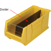 Quantum Divider DUS954 For Hulk Stacking Bins QUS954, QUS964, 16-1/2 x 23-7/8 x 11, Price Pkg of 6