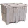 Forkliftable Bulk Shipping Container with Lid - 45"L x 30"W x 33"H, Blue
