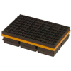 Mason Industries WMSW6X6 Super W Pad - Coussin de néoprène et des tapis en acier avec Friction 6 "X 6" X 1 1/4"