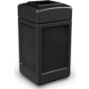 42 Gallon Square Waste Receptacles, Black - 732101