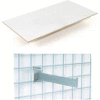 Global Industrial™ 36"X12" Melamine Wood Shelves With Brackets Package Of 3