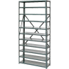 Global Industrial Steel Open Shelving, 6 Shelves, 36"W x 12"D x 39"H