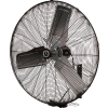 Ventilateur mural TPI 24 », 3 vitesses, 3400 CFM, 120V, 1/4 HP, monophasé