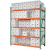 Global Industrial™ Record Storage Rack Starter Polyethylene Box 96"W x 48"D x 96"H