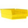 Akro-Mils Plastique Nesting Storage Shelf Bin 30150 - 8-3/8 po L x 11-5/8 po L x 4 po H Jaune - Qté par paquet : 12