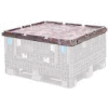 ORBIS CKD3230 BulkPak Folding Bulk Shipping Container Lid - 32"L x 30"W Black