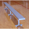 21' Aluminum Park Bench Without Back, Portable and/or Surface Mount