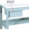 Drawer with mounting kit