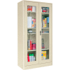 Sandusky Elite Radius Edge Series Clearview Storage Cabinet ER4V361872 - 36x18x72, Putty