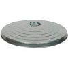 Witt Industries Galvanized Steel Lid For 10 Gallon Trash Can, Silver