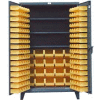 Forte Hold® Heavy Duty Bin Cabinet 36-BBS-243 - Avec bacs 110 36 x 24 x 78