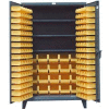 Strong Hold® Heavy Duty Bin Cabinet 46-BBS-243 - With 164 Bins 48x24x78