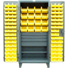 Forte Hold® Heavy Duty Bin armoire 36-BBS-241-4 dB - Avec 110 bacs et tiroirs 36 x 24 x 78