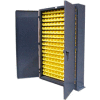 Strong Hold® Heavy Duty Slim Line Bin Cabinet 46-BSC-100 - With 187 Bins 48x10x72