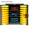 Strong Hold® Heavy Duty Counter Top Bin Cabinet 43.5-BS-242 - With 81 Bins 48x24x42
