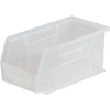 Akro-Mils® AkroBin® Plastic Stack & Hang Bin, 5-1/2"W x 10-7/8"D x 5"H, Clear - Qté par paquet : 12