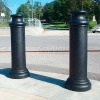 Pawn Decorative Bollard Cover Fit Pipe 10" -11" Black