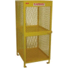 Global Industrial Cylinder Storage Cabinet, Vertical Single Door 8 Cylinders, 33"Wx40"Dx71"H