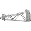 21" Silver Epoxy Double Arm Fixed Wall Bracket