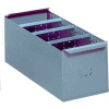 Lyon Steel Shelf Box DD8116 - 5-21/32"W x 11-1/4"D x 4-5/16"H, Gray