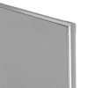 Panneau de cloison en acier - 57-3/4" W x 58" H (gris)
