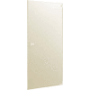 Porte de Partition de battante vers l’intérieur en acier - 25-5/8" W x 58" H (amande)