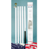 18' poteau en acier sertie de 3 X 5' drapeau polyester/coton américain