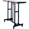 Hook Style Folding Coat Rack with 48 Triple Prong Hooks, Capacity 144 Coats