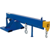 Adjustable Pivoting Forklift Jib Boom Crane, 24" Centers, 8000 Lbs. Capacity