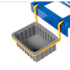 Drum Cradle Drip Pan with Brackets