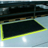 Durable Corporation Workmaster II HV Anti Fatigue Mat 3/4" Thick 3' x 10' Black/ Yellow