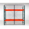 Wirecrafters - Wire Mesh Side Panel W/Mounting Clips - For 48"D x 96"H Pallet Rack