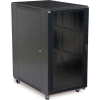 Kendall Howard™ 22U LINIER® Server Cabinet - Glass/Vented Doors - 36" Depth