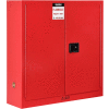 Global Industrial™ Paint & Ink Storage Cabinet - 24 Gallon - Manual Close 43"W x 12"D x 44"H
