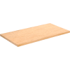 Global Industrial Workbench Top, Maple Butcher Block Square Edge, 48"W x 24"D x 1-3/4" Thick