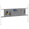 Global Industrial 18" & 36" Pegboard Panel Kit, Gray