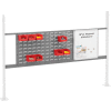 Global Industrial™ 18 » Whiteboard & 36 » Louver Panel Kit, 72"W, Gris