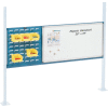 Global Industrial™ 18 » Louver & 36 » Whiteboard Panel Kit, 60"W, Bleu