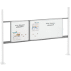 Global Industrial™ 18 » & 36 » Whiteboard Panel Kit, 72"W, Gris