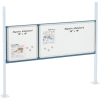 Global Industrial™ 18 » & 36 » Whiteboard Panel Kit, 60"W, Bleu