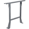 Global Industrial Fixed Height Steel Leg For Workbenches, 36"D, Gray