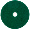 Global Industrial™ 18" Green Scrubbing Pad - 5 Per Case