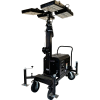 Lind Equipment LE980LEDV-T4-B Portable Light Tower, 4-200W, 4-30000 Lumens, 17' Vertical Mast, Noir