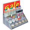 Azar Displays 326040 4-Step Countertop Display, 12" x 8", Acrylic ,1 Piece