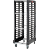 Rubbermaid® 3320 End-Load Black Plastic Tray Truck