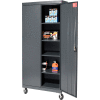 Sandusky Mobile Storage Cabinet TA4R362472 - 36x24x78, Charcoal