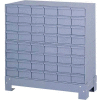 Durham Steel Drawer Cabinet 017-95 - With 48 Drawers 34-1/8"W x 12-1/4"D x 33-3/4"H