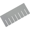 Global Industrial™ Length Divider DL91050 for Plastic Dividable Grid Container DG91050, Qty 6
